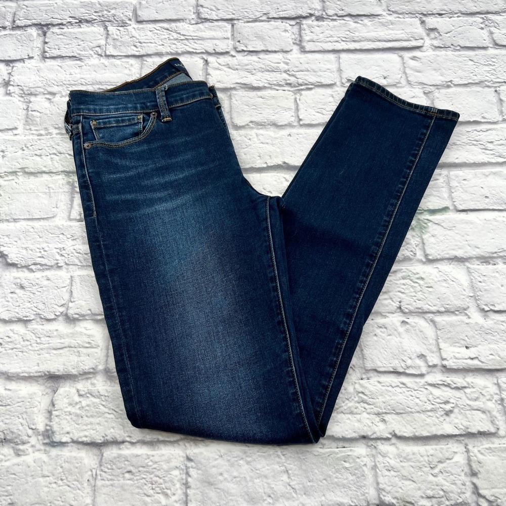 Lucky Brand Brooke Straight Dark Wash Denim Jeans Womens Size 6/28 Regular